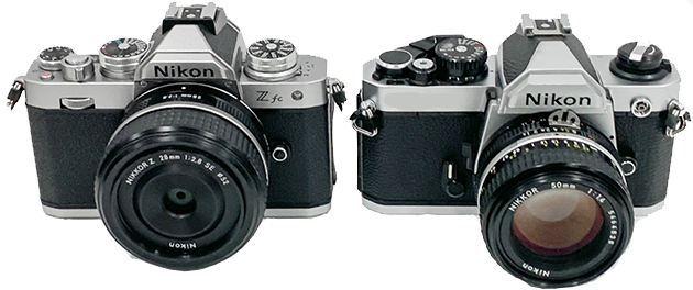 Nikon Zfc and FM